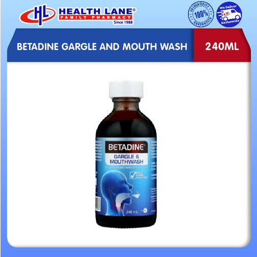BETADINE GARGLE AND SABUN MULUT (240ML)